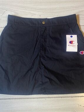 Champion Campus Skirt Black Size 8  16" Long Comfort Waistband  NWT!